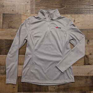 The North Face Quarter-Zip Tech Fleece Pullover Women’s Small Gray